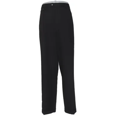 Suit pants (Black) Polyester, Wool
