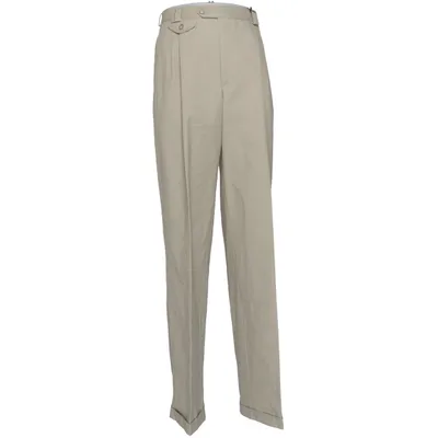 Suit pants (Green) from Florentino Cotton, Polyester