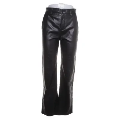 Leren broek (Zwart) van Bershka Polyurethaan