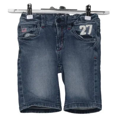 Denim shorts (Blauw) van Hampton Republic Katoen, Elastaan, Polyester