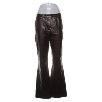 Läderbyxor (Brun) från Auluna Leather Company Skinn, Polyester