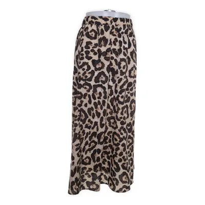 Maxi rok (Bruin, Meerkleurig) van Shein Curve Polyester
