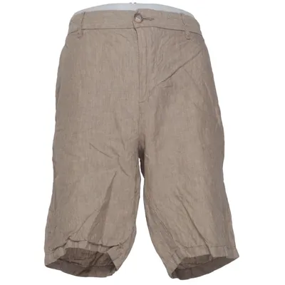 Korte broek (Bruin) van Dressmann Katoen, Linnen, Polyester