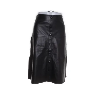 Leren rok (Zwart) van Stand Studio Suède, Leer