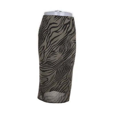 Nederdel (Grøn, Sort) fra Boohoo Elastan, Polyester