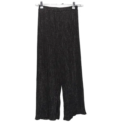 Palazzo broek (Zwart, Zilver) van Lindex Kids Elastaan, Metallvezel, Polyester
