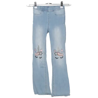 Spijkerbroek (Blauw, Meerkleurig) van H&M Katoen, Elastaan, Polyester