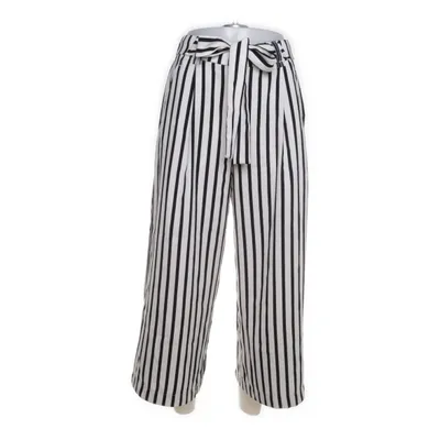 Palazzo pants (Black, White) from Zara Trafaluc Elastane, Polyester