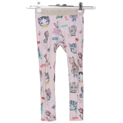 Leggings (Roze, Meerkleurig) van Nathalie Lété x H&M Katoen, Elastaan