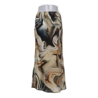 Långkjol (Beige, Svart, Flerfärgad) från Mango Polyester