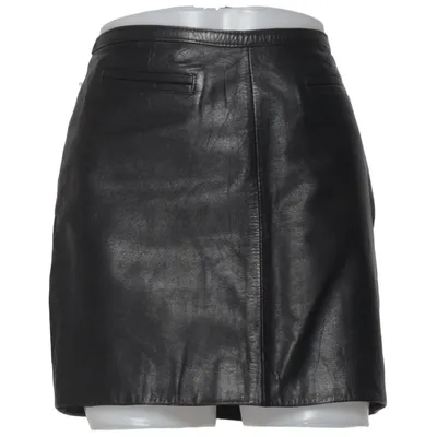 Leren rok (Zwart) van Camera Classic Acetaat, Leer