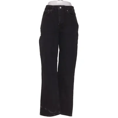 Jeans (Straight High Washed Black) från NA-KD Bomull, Elastan, Polyester