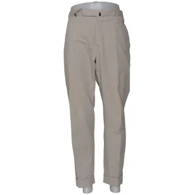 Chinos (Beige) from Incotex Cotton, Elastane
