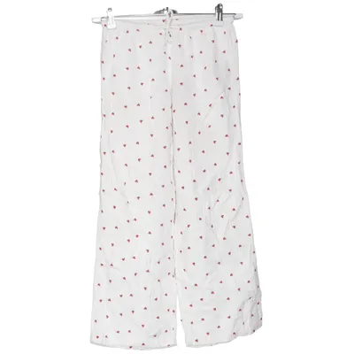 Pajama pants (White, Red) from Gina Tricot Organic cotton