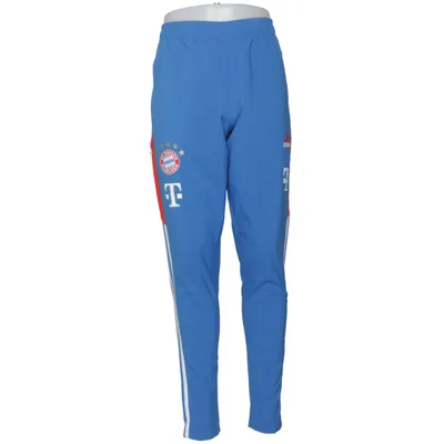 Träningsbyxor (Blå, Vit, Röd) från Adidas Återvunnen polyester