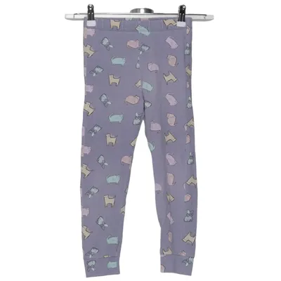 Pyjamasbukser (Grå, Flerfarvet) fra ICA I Love Eco Elastan, Økologisk bomuld