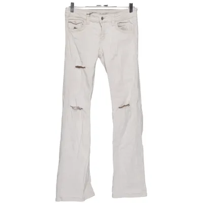 Jeans (Beige) från Gina Tricot Bomull, Elastan