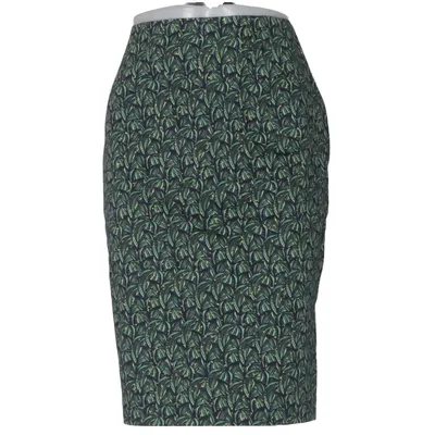 Kjol (Grön, Blå) från Laura Clement La Redoute Bomull, Elastan