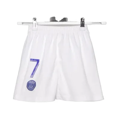 Short de basketball (Blanc, Bleu) de Paris Saint-Germain