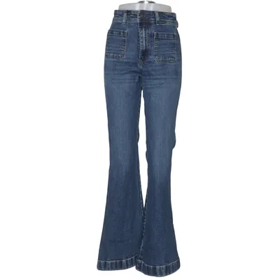 Spijkerbroek (Blauw) van H&M Katoen, Elastaan