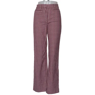 Broek (Rood, Wit) van Monki Elastaan, Polyester, Viscose