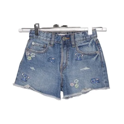 Short en jean (Bleu) de Zara Coton