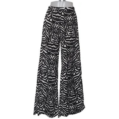 Pantalon patte d'éléphant (Noir, Blanc) de Pink Woman Élasthane, Polyester