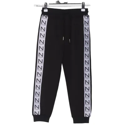 Joggingbroek (Zwart, Wit) van New Black Elastaan, Polyester
