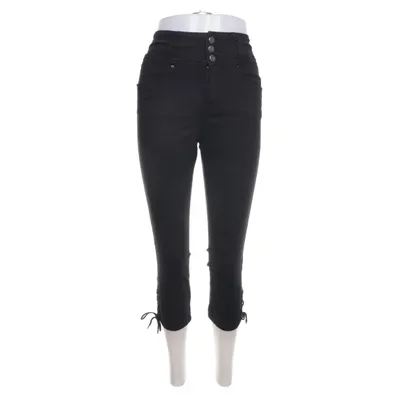 Driekwart broek (Zwart) van Flash Jeans Katoen, Elastaan