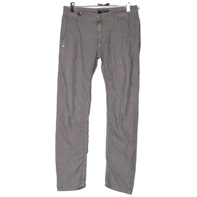 Chinos (Gray) from Daniele Alessandrini Cotton, Polyester