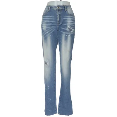 Jeans (Blå) fra Sexy Woman Bomuld, Elastan, Viscose