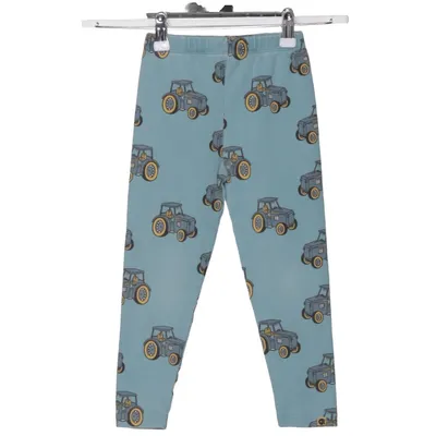 Legging (Bleu, Multicolore) de Småfolk Élasthane, Coton biologique