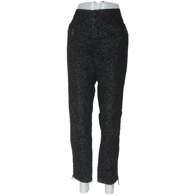 Pantalon (Gris, Noir) de Kriss Coton, Élasthane, Polyester