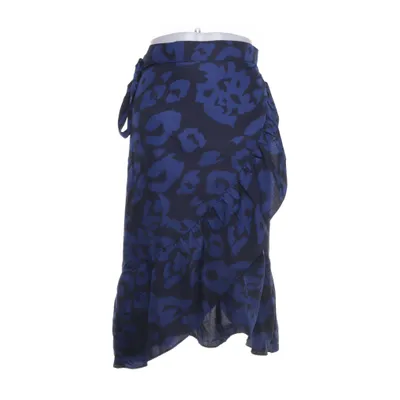 Slå om-nederdel (Blå, Flerfarvet) fra Svea Polyester