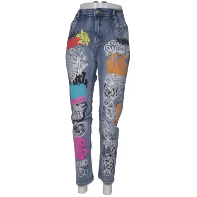 Jeans (Blue, Multicolored) from Prato Cotton, Elastane, Polyester, Viscose