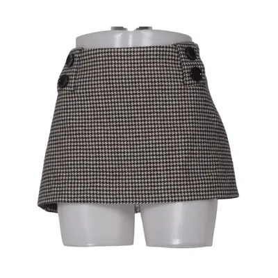 Kjol (Svart, Vit) från Eve Akryl, Polyester, Ull
