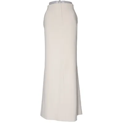 Maxi skirt (White) from Pinko Elastane, Polyester