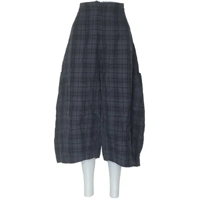 Palazzobyxor (Grå, Svart) från Oska Bomull, Elastan, Linne