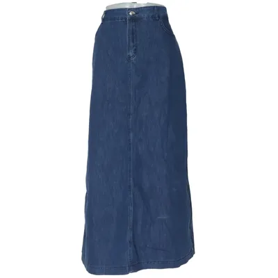 Denim skirt (Blue) from Alia Cotton