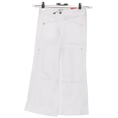 Pants (White) from Sanetta Cotton