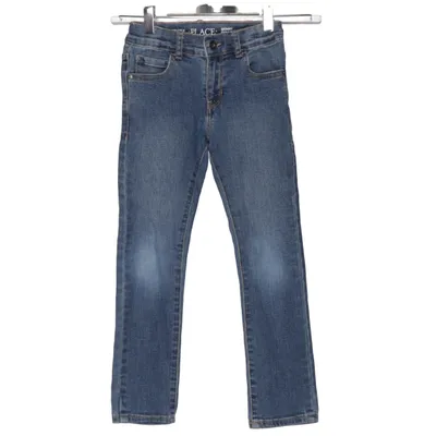 Jean (Bleu) de Place Coton, Élasthane, Polyester