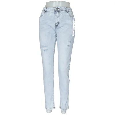 Spijkerbroek (Blauw) van Daysie Katoen, Elastaan, Polyester
