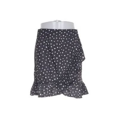 Jupe portefeuille (Noir, Blanc) de Bubbleroom Élasthane, Polyester