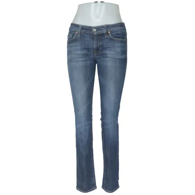 Spijkerbroek (Blauw) van 7 for All Mankind Katoen, Elastaan