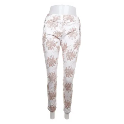 Pants (White, Brown) from Isaya Cotton, Elastane