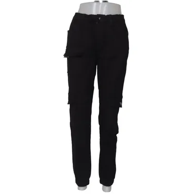 Cargo broek (Zwart) van Daysie Katoen, Elastaan, Polyester
