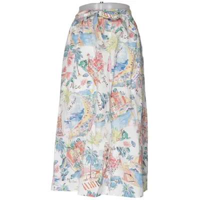 Skirt (White, Multicolored) from Walbusch Cotton