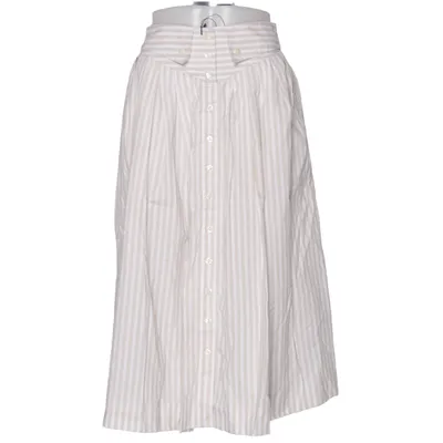 Skirt (Beige, White) from Estelle Cotton, Polyester