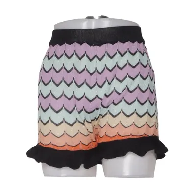 Shorts (Black, Multicolored) from Moocci Polyamide, Viscose