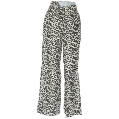 Pantalon patte d'éléphant (Beige, Noir) de Vivi Mari